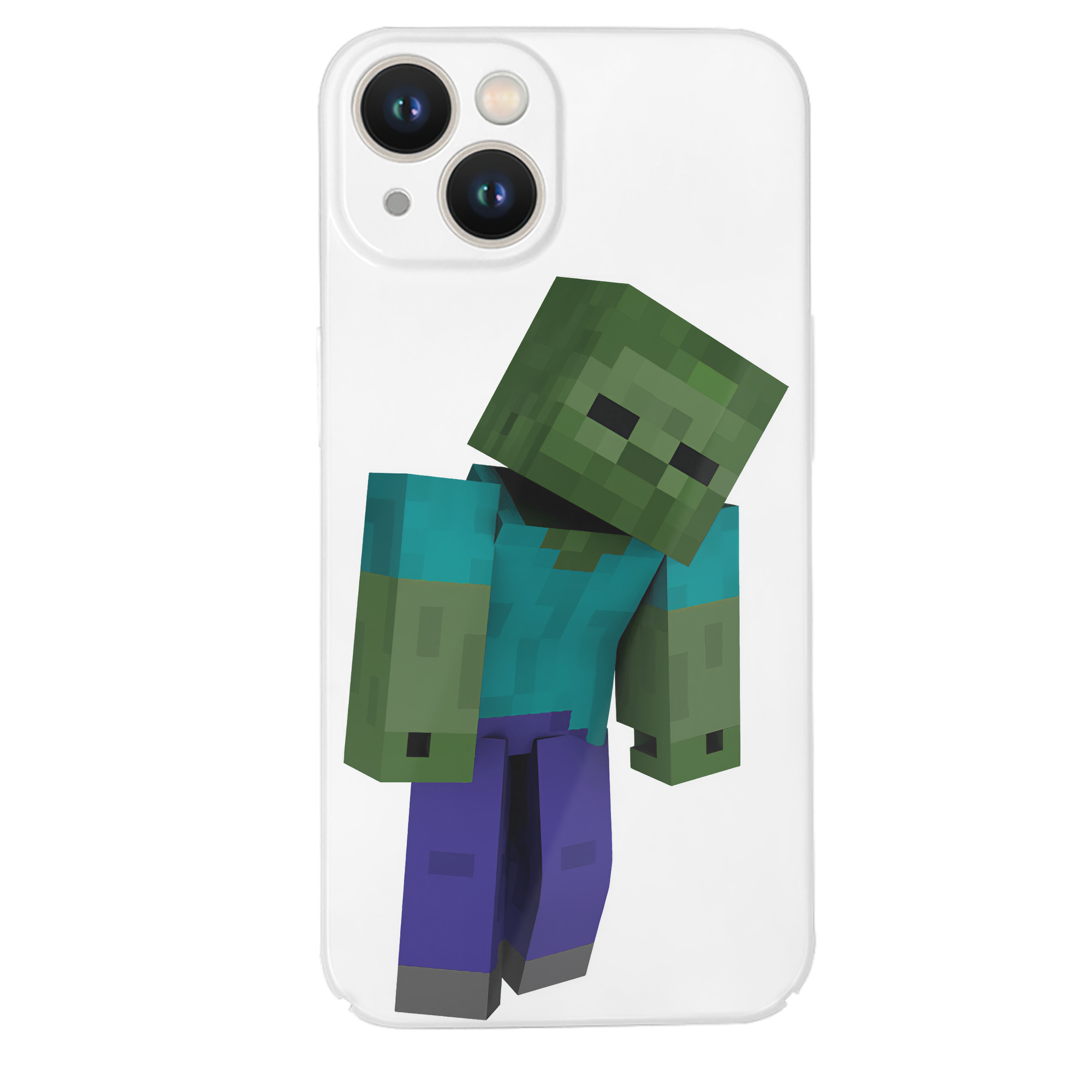 （画像用） マインクラフト ブロックの世界 Minecraft MC Block world 【iPhone 14シリーズ対応】ハードケース
